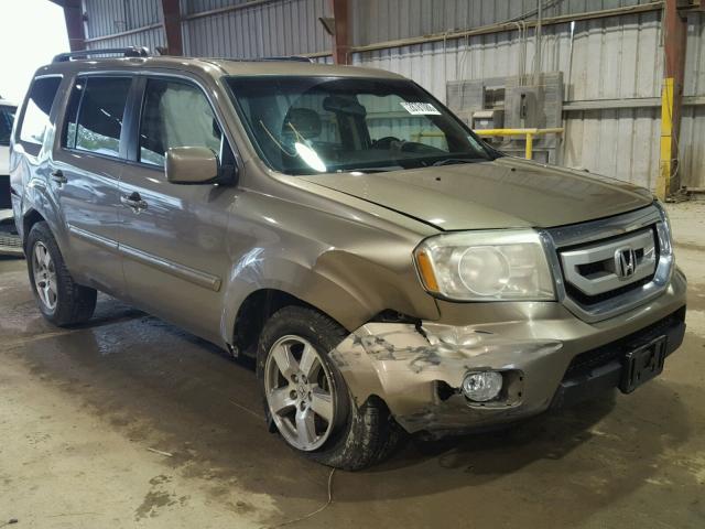 5FNYF3H62BB030410 - 2011 HONDA PILOT EXL GOLD photo 1