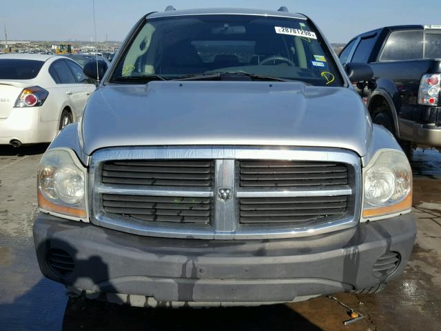 1D4HD38K06F188087 - 2006 DODGE DURANGO SX SILVER photo 9