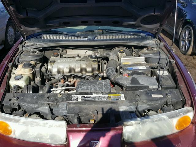 1G8ZH528X2Z310858 - 2002 SATURN SL1 RED photo 7