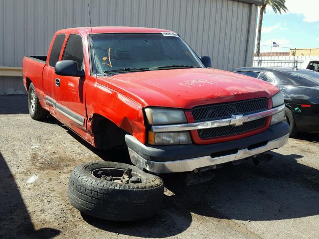 1GCEC19V35Z334740 - 2005 CHEVROLET SILVERADO RED photo 1