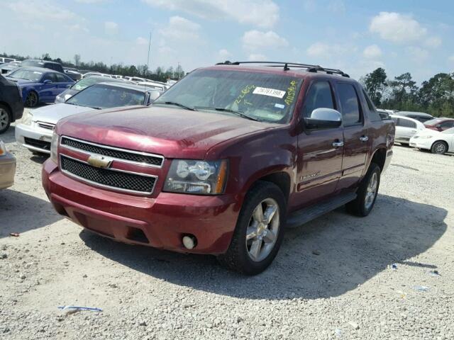 3GNEC12047G131462 - 2007 CHEVROLET AVALANCHE BURGUNDY photo 2