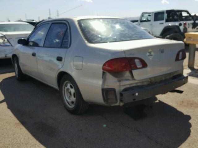 1NXBR12E4YZ338854 - 2000 TOYOTA COROLLA VE SILVER photo 3