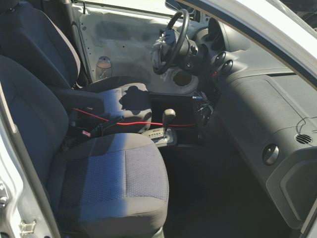 KL1TD66637B769484 - 2007 CHEVROLET AVEO BASE Biały zdjęcie 5