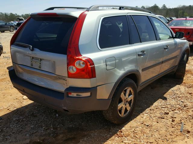 YV1CY59H441127808 - 2004 VOLVO XC90 SILVER photo 4