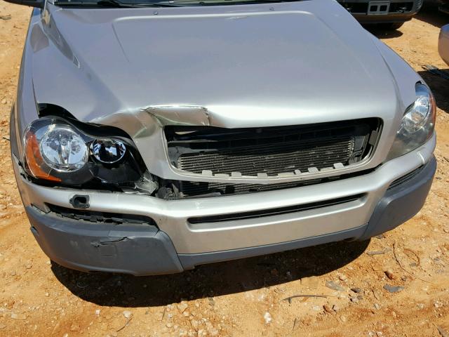 YV1CY59H441127808 - 2004 VOLVO XC90 SILVER photo 9