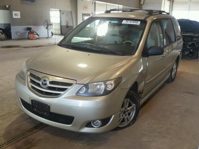 JM3LW28AX50548297 - 2005 MAZDA MPV WAGON GOLD photo 2