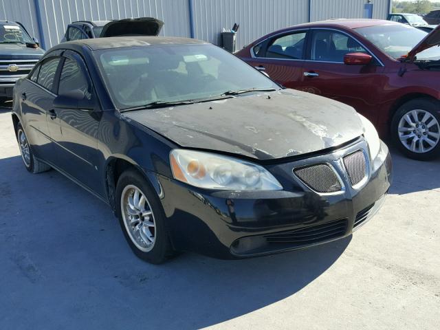 1G2ZF55B764199258 - 2006 PONTIAC G6 SE BLACK photo 1