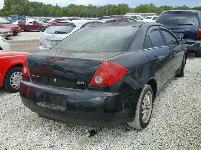 1G2ZF55B764199258 - 2006 PONTIAC G6 SE BLACK photo 4