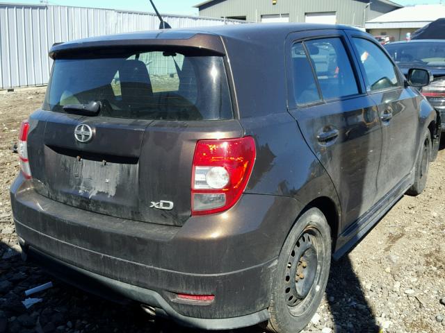 JTKKU4B42B1010880 - 2011 TOYOTA SCION XD GRAY photo 4