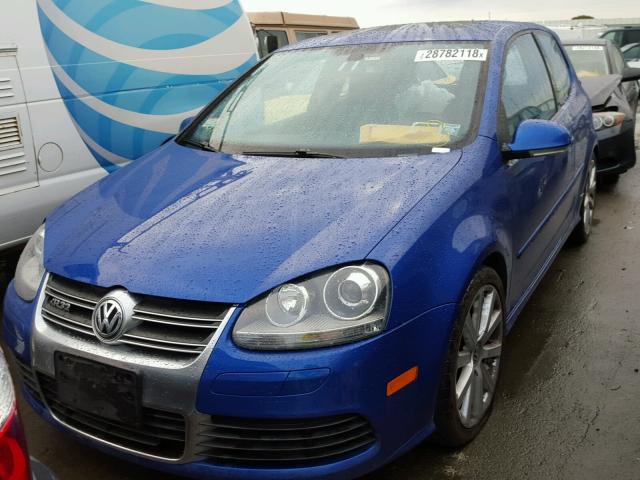 WVWKC71K18W094942 - 2008 VOLKSWAGEN R32 BLUE photo 2