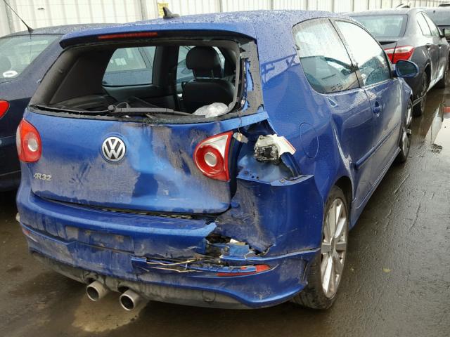 WVWKC71K18W094942 - 2008 VOLKSWAGEN R32 BLUE photo 4