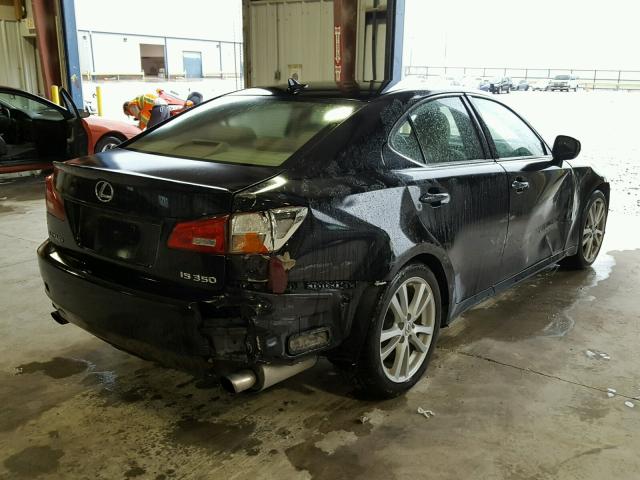 JTHBE262372007939 - 2007 LEXUS IS 350 BLACK photo 4