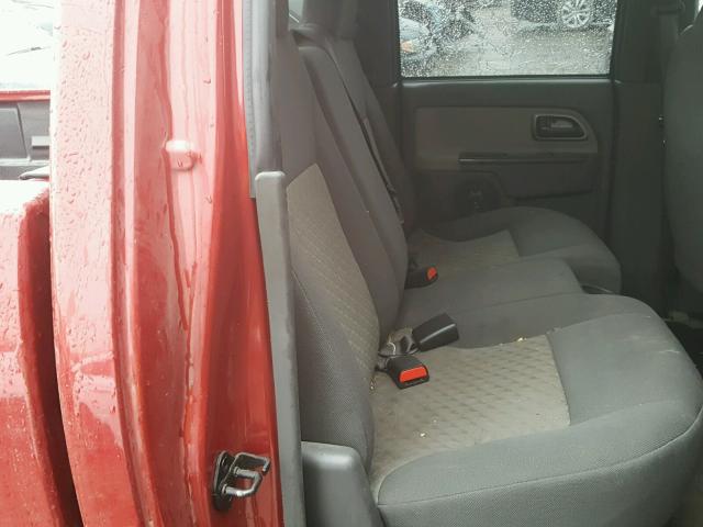 1GTDT136748128175 - 2004 GMC CANYON RED photo 6