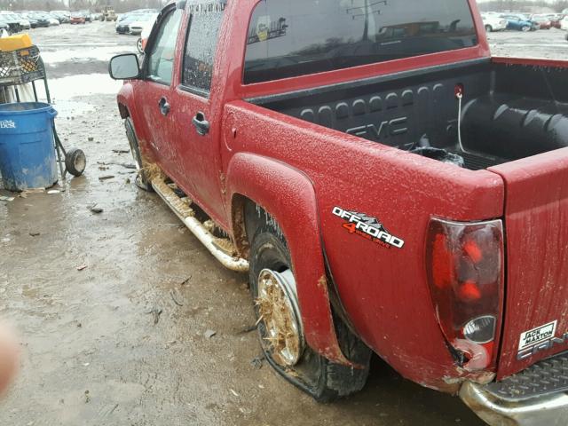 1GTDT136748128175 - 2004 GMC CANYON RED photo 9