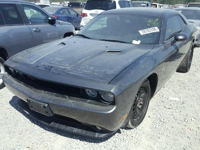 2C3CDYAG9EH298258 - 2014 DODGE CHALLENGER GRAY photo 2