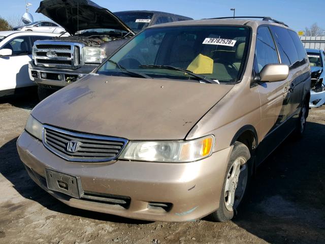 2HKRL1868YH519552 - 2000 HONDA ODYSSEY EX TAN photo 2