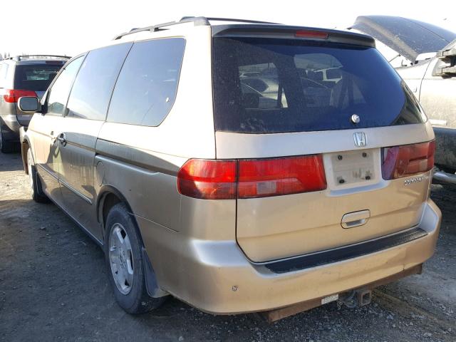 2HKRL1868YH519552 - 2000 HONDA ODYSSEY EX TAN photo 3