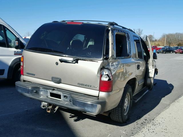 1GNEC13Z12R166658 - 2002 CHEVROLET TAHOE C150 GOLD photo 4