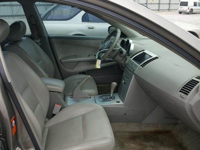 1N4BA41E95C866489 - 2005 NISSAN MAXIMA SE GRAY photo 5