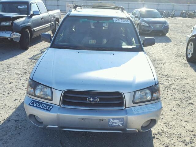 JF1SG65613H714543 - 2003 SUBARU FORESTER 2 SILVER photo 9