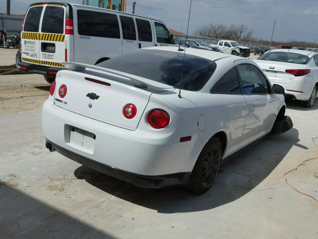 1G1AS18H897227707 - 2009 CHEVROLET COBALT LS WHITE photo 4