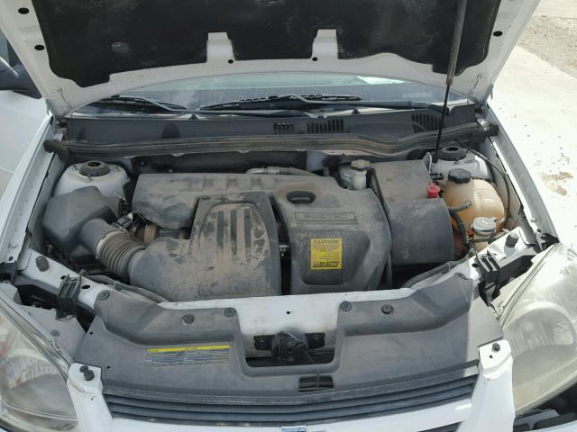 1G1AS18H897227707 - 2009 CHEVROLET COBALT LS WHITE photo 7