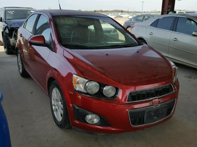 1G1JC5SH2C4112767 - 2012 CHEVROLET SONIC LT RED photo 1