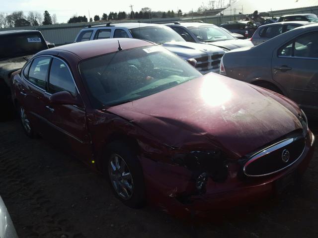 2G4WD532451211363 - 2005 BUICK LACROSSE C MAROON photo 1