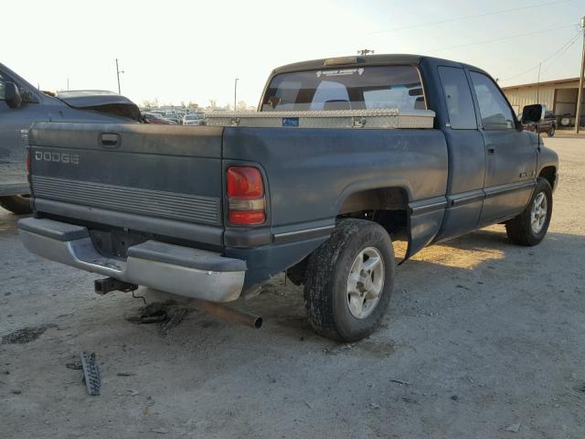 3B7HC13Y3VM596260 - 1997 DODGE RAM 1500 GREEN photo 4