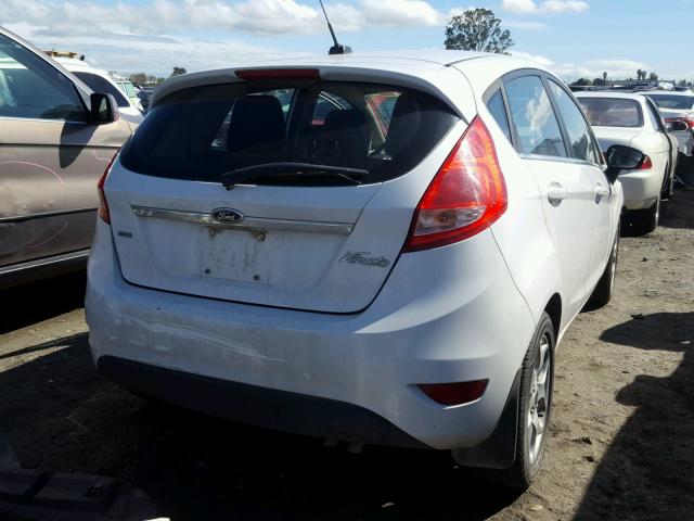 3FADP4FJ5BM172891 - 2011 FORD FIESTA SES WHITE photo 4