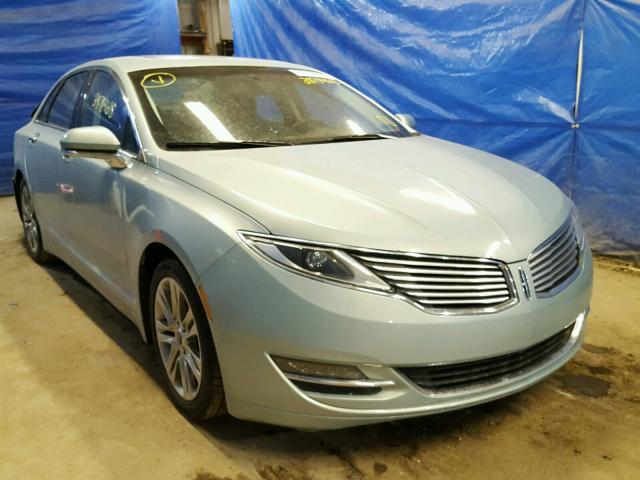 3LN6L2LU8DR817651 - 2013 LINCOLN MKZ HYBRID TURQUOISE photo 1