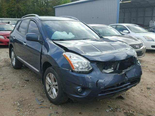 JN8AS5MT5CW254194 - 2012 NISSAN ROGUE S BLUE photo 1