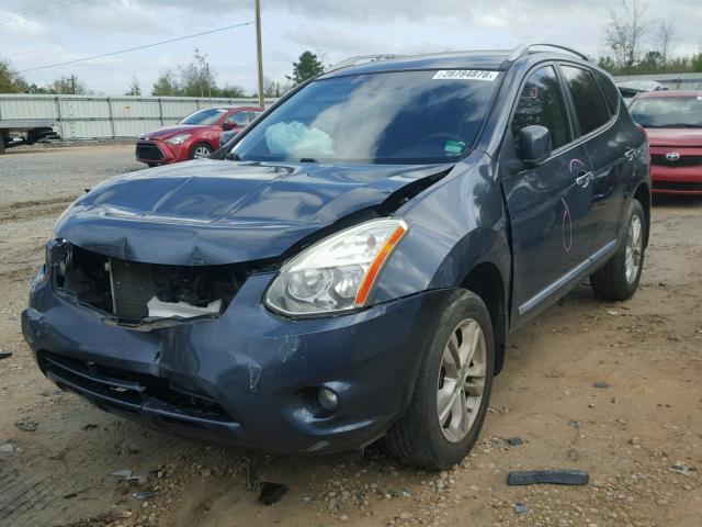 JN8AS5MT5CW254194 - 2012 NISSAN ROGUE S BLUE photo 2