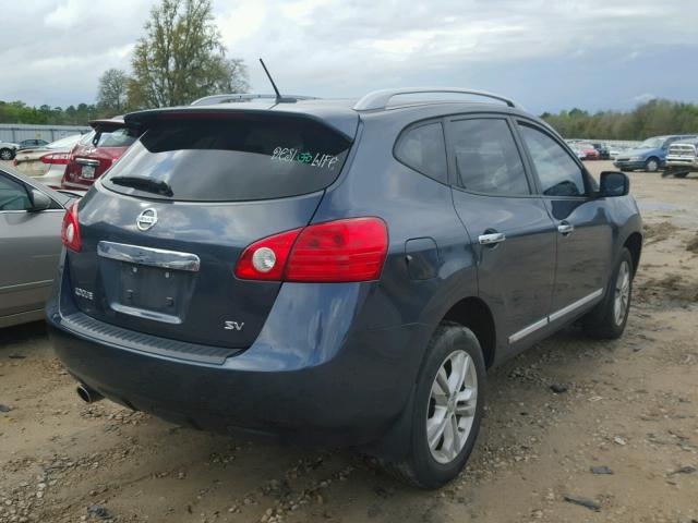 JN8AS5MT5CW254194 - 2012 NISSAN ROGUE S BLUE photo 4