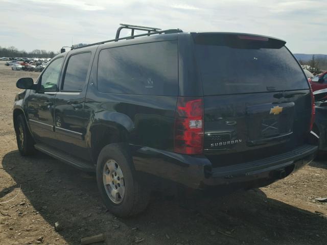 1GNFC16J08R128809 - 2008 CHEVROLET SUBURBAN C BLACK photo 3