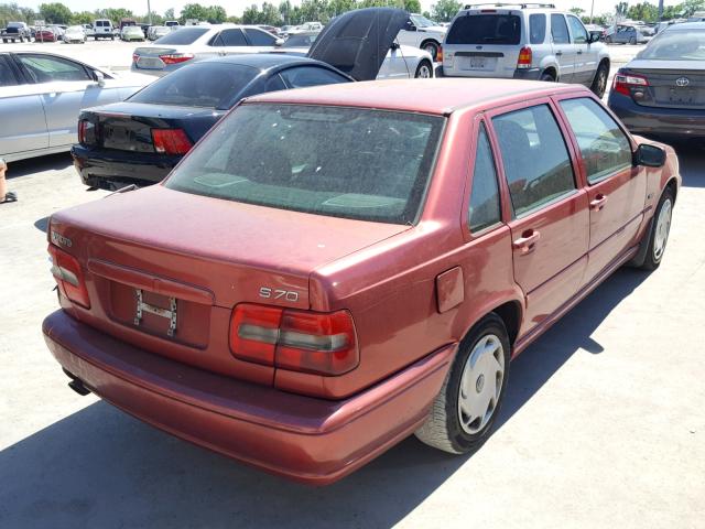 YV1LS5578W1505694 - 1998 VOLVO S70 RED photo 4