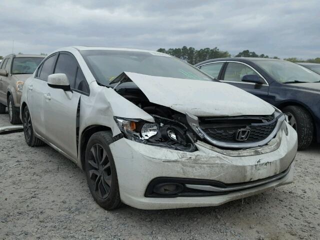19XFB2F95DE070063 - 2013 HONDA CIVIC EXL WHITE photo 1