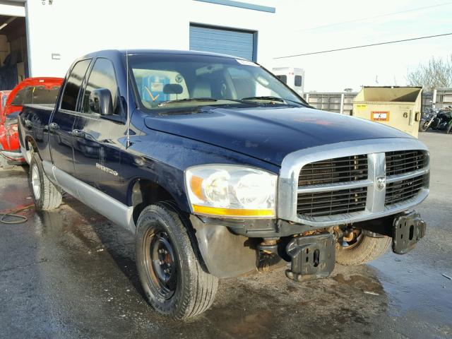 1D7HA18N26J202238 - 2006 DODGE RAM 1500 S BLUE photo 1