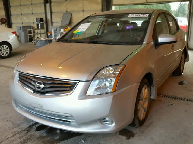 3N1AB6AP5BL730136 - 2011 NISSAN SENTRA 2.0 SILVER photo 2