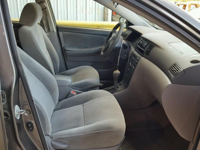 1NXBR32E77Z801063 - 2007 TOYOTA COROLLA CE GRAY photo 5