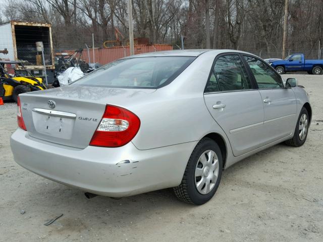 4T1BE32K34U316724 - 2004 TOYOTA CAMRY LE SILVER photo 4