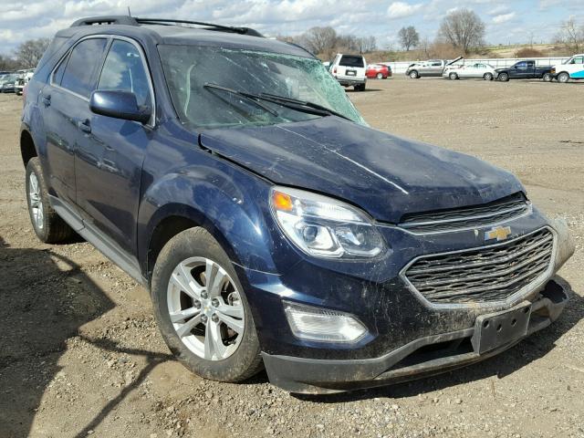 2GNFLFEK5G6201142 - 2016 CHEVROLET EQUINOX LT BLUE photo 1