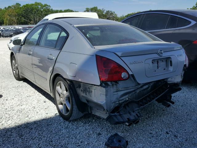 1N4BA41E84C807142 - 2004 NISSAN MAXIMA SE SILVER photo 3