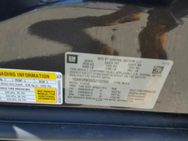 1GKKVRKD9DJ132029 - 2013 GMC ACADIA SLT BROWN photo 10