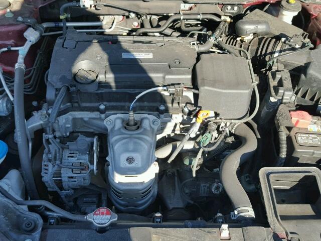 1HGCR2F36GA144951 - 2016 HONDA ACCORD LX MAROON photo 7