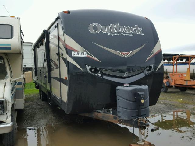 4YDT32427FB452890 - 2016 KEYSTONE OUTBACK BROWN photo 1