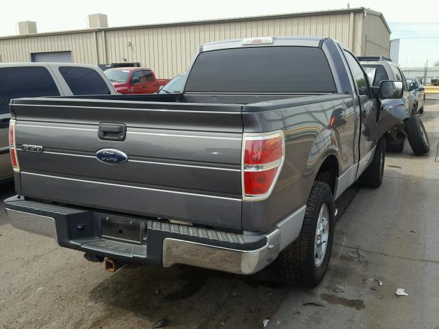 1FTRF12WX9KC63272 - 2009 FORD F150 GRAY photo 4