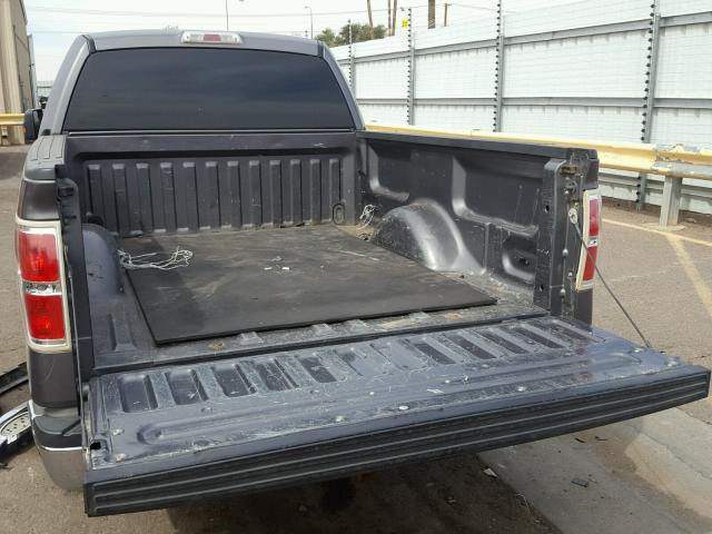 1FTRF12WX9KC63272 - 2009 FORD F150 GRAY photo 6