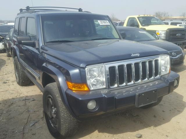 1J4RG4GK4AC128057 - 2010 JEEP COMMANDER BLUE photo 1