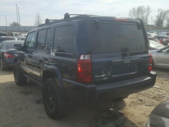 1J4RG4GK4AC128057 - 2010 JEEP COMMANDER BLUE photo 3